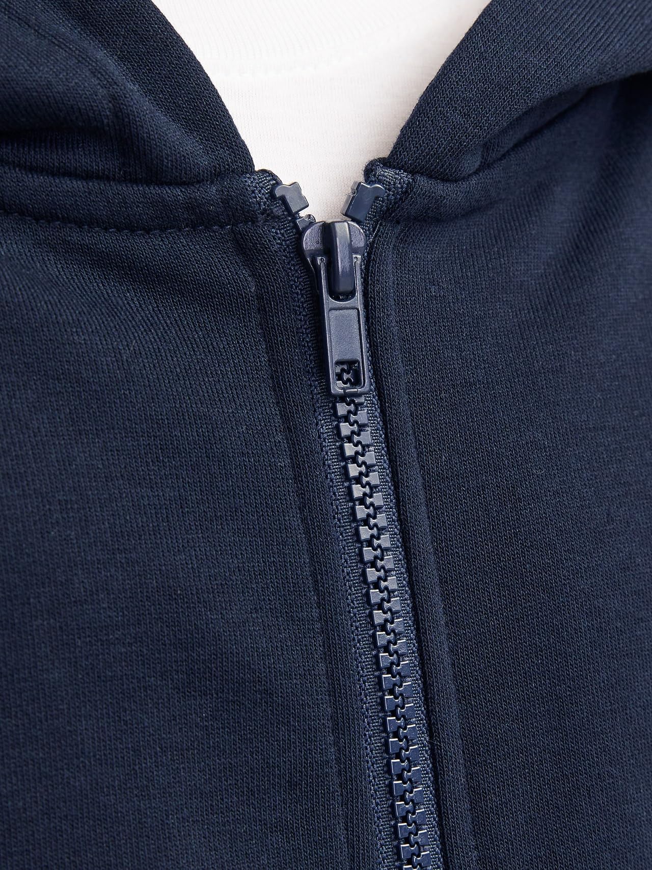JACK & JONES Jcocaleb - Felpa con Cappuccio E Cerniera Maglione Lavorato a Maglia Uomo