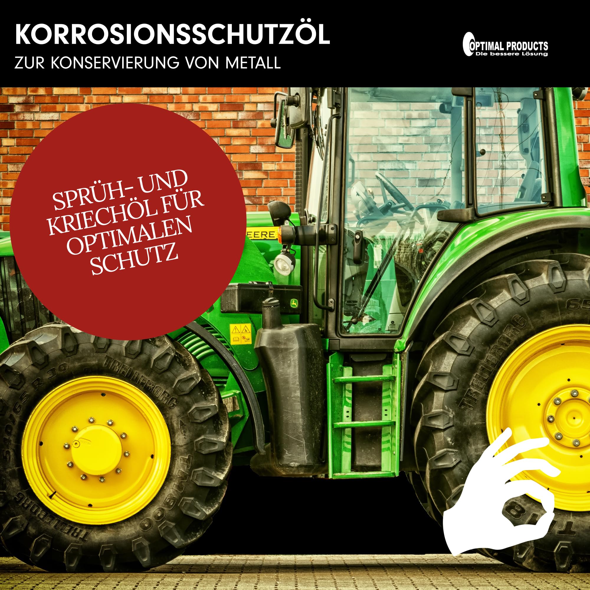 Optimal Products Korrosionsschutzöl 5l I Sprühöl Korrosionsschutz mit rosthemmender Wirkung I Bildet fest haftenden wasserabstoßenden Film I Schmieröl