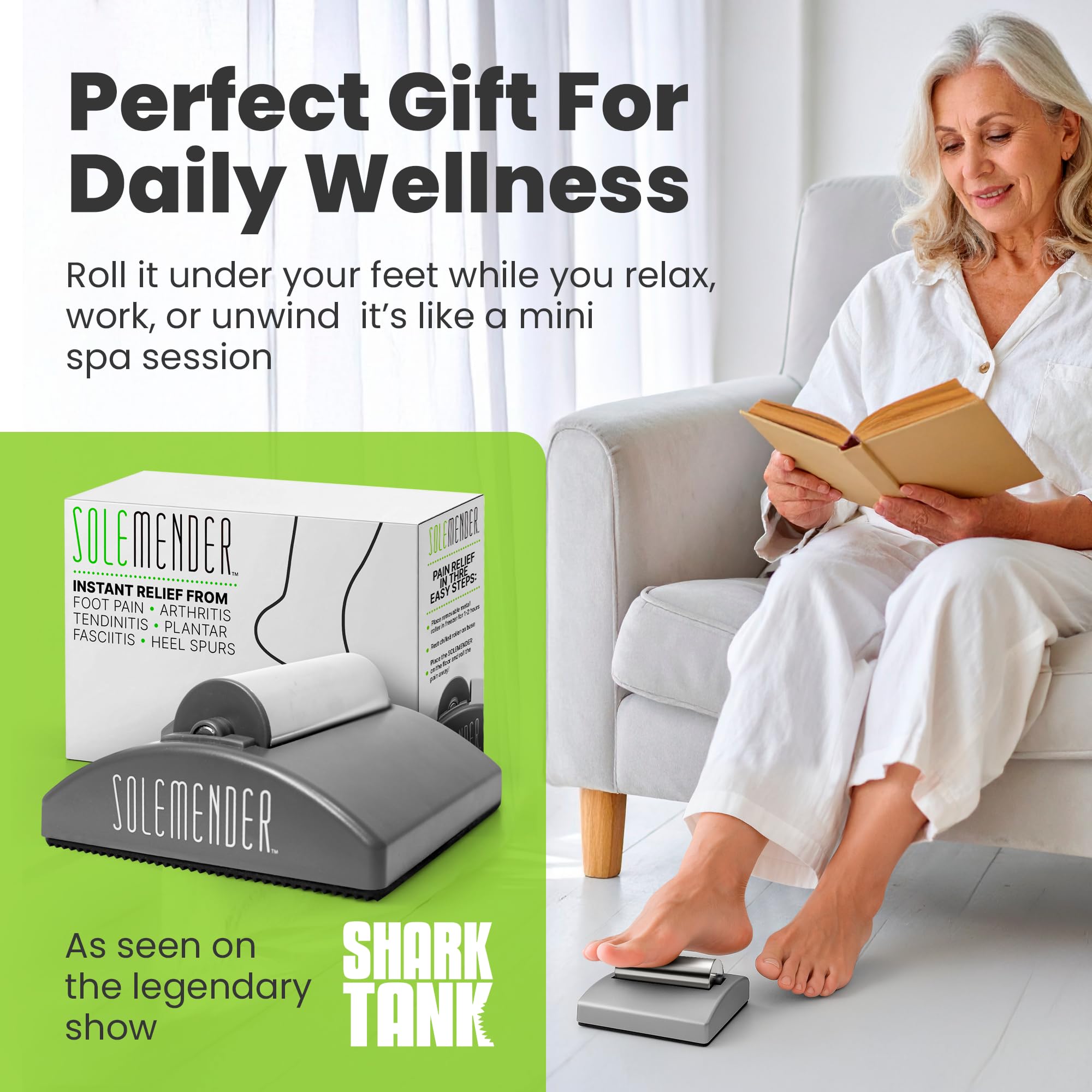 Ultimate Foot Roller Bundle (Cooling, Insert & Jade Roller)