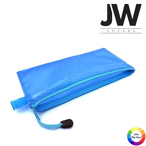 Miniatura 6 de JW - Juego de tijeras profesionales para cortar el cabello y tijeras de adelgazamiento con peine - Serie Razor Edge