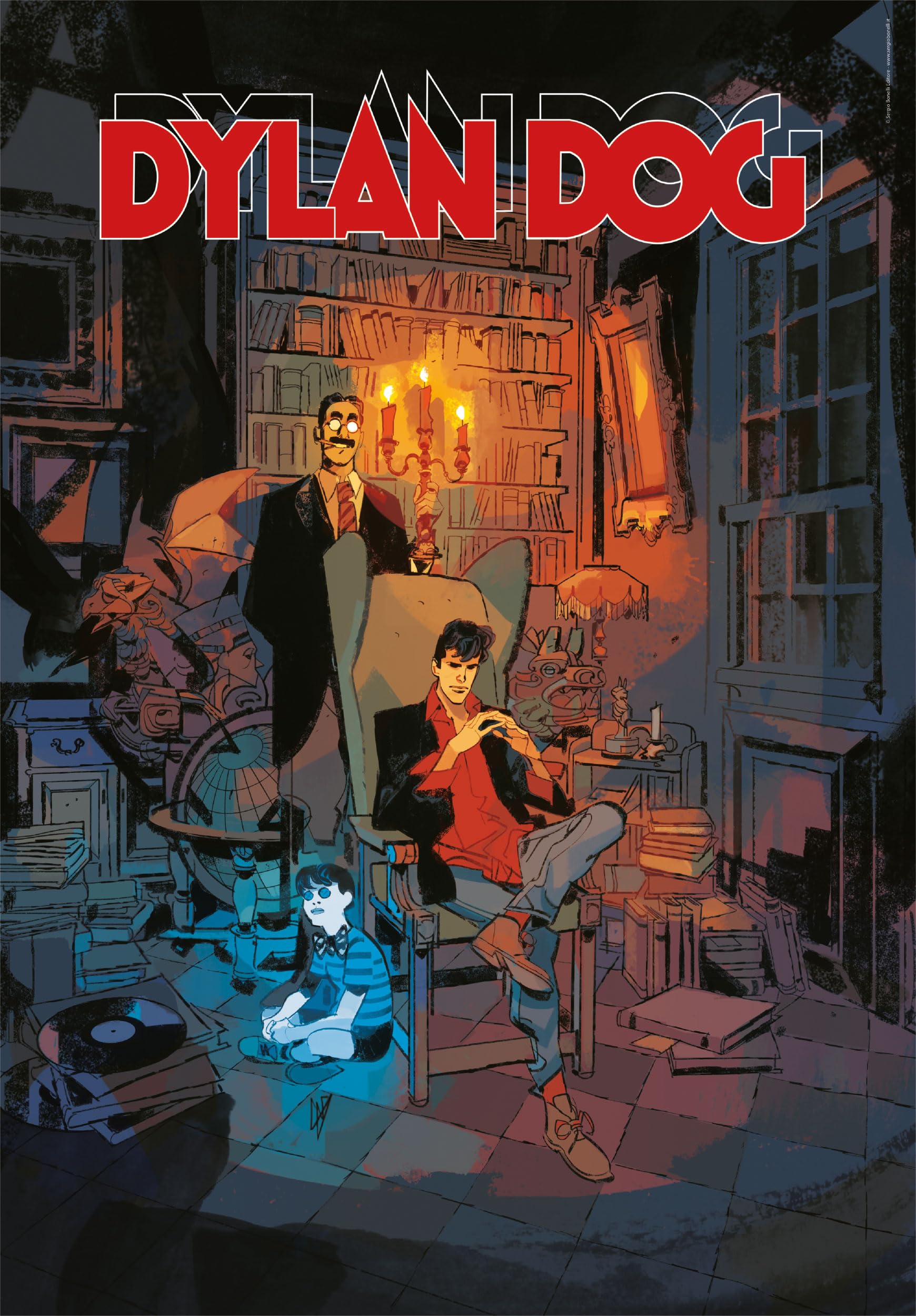 Clementoni, Dylan Dog Dog-1000 Pieces, Comic Puzzle, Author Illustrations, Vertical, Fun for Adults Made in Italy - Image 2