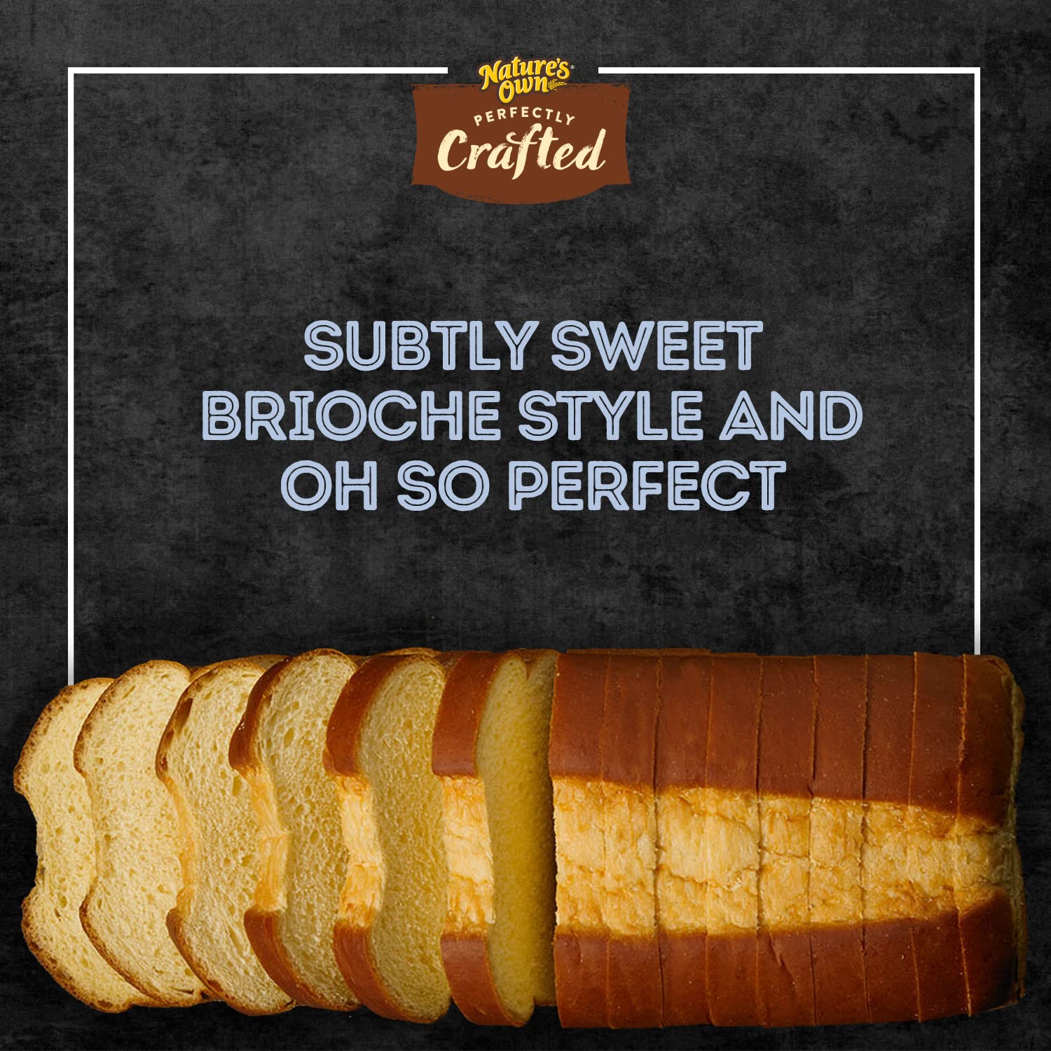 Natures Own Perfectly Crafted Brioche Style Bread Thick Sliced Non-GMO Brioche Bread 22 oz Loaf — view 4