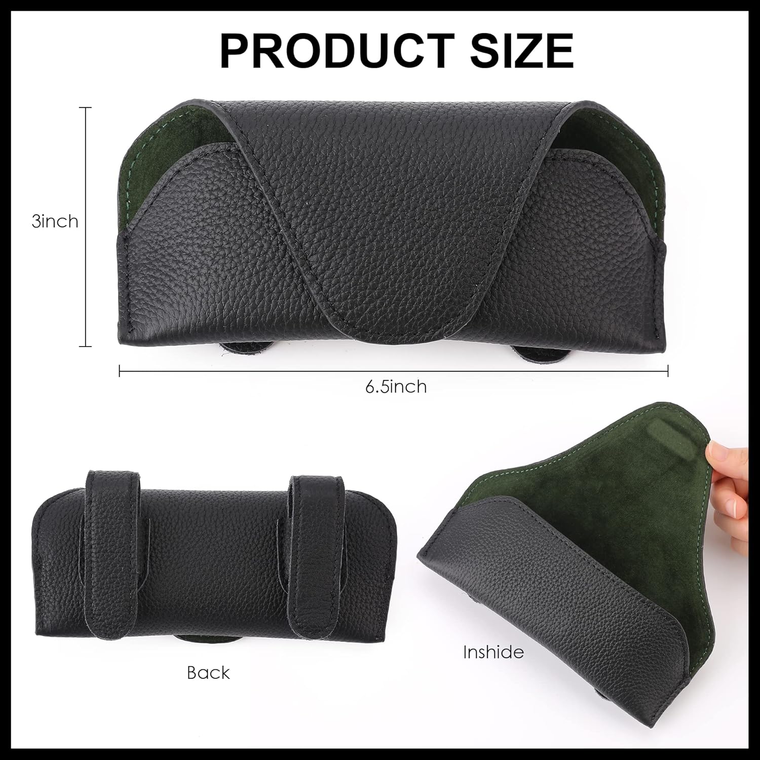 Générique Zonnebrilhouder, automatische magnetische opslag, spill-proof Générique Zonnebrilhouder, automatische magnetische opslag, spill-proof