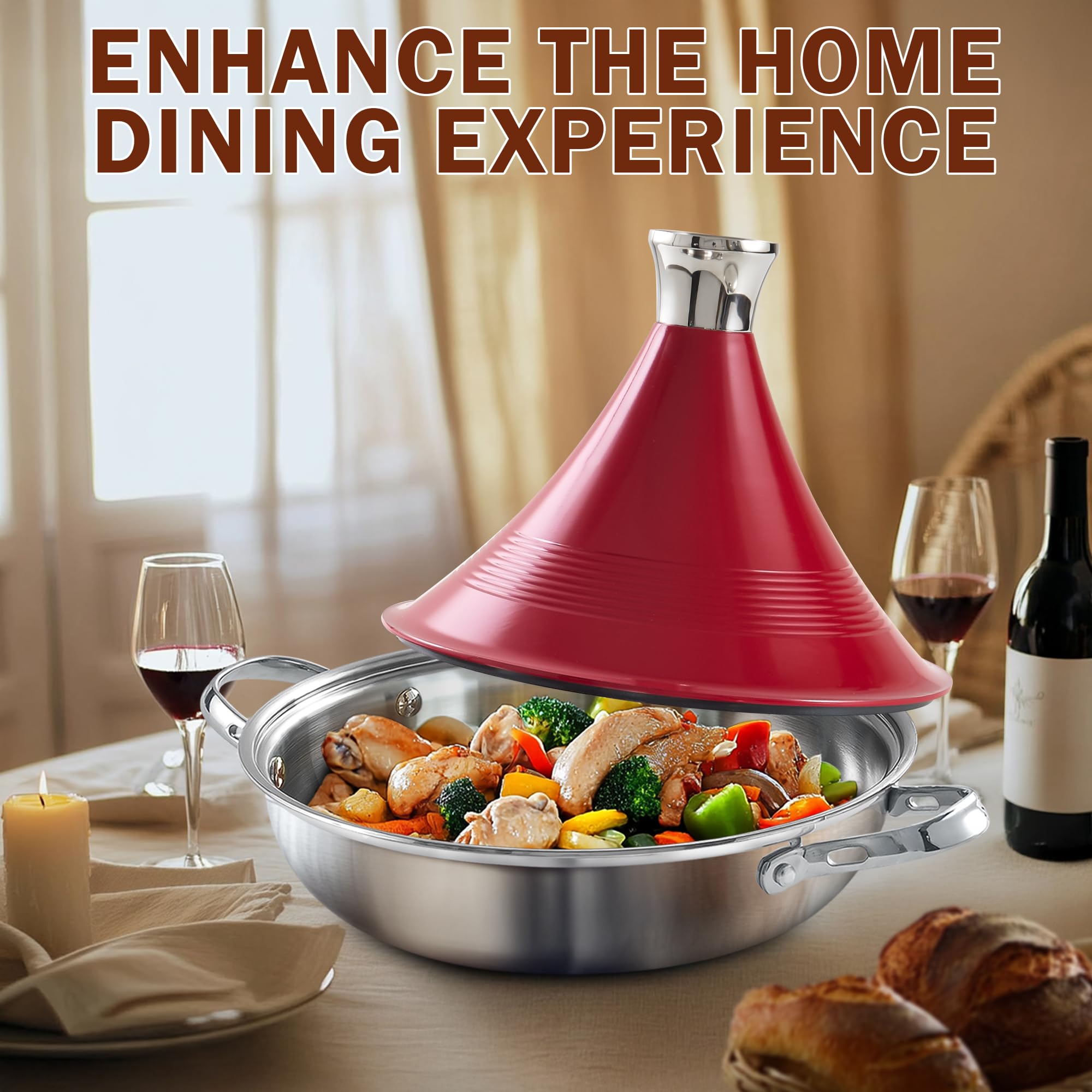 DM Tagine Pot - Moroccan Cooking Made Easy -6
