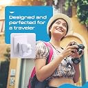 Ceptics Brazil Travel Adapter Plug with Dual USA Input - Type N (3 Pack - Ultra Compact - Safe Grounded Perfect for Cell Phones, Laptops, Camera Chargers and More - Power Plug (CT-11C) gallery image