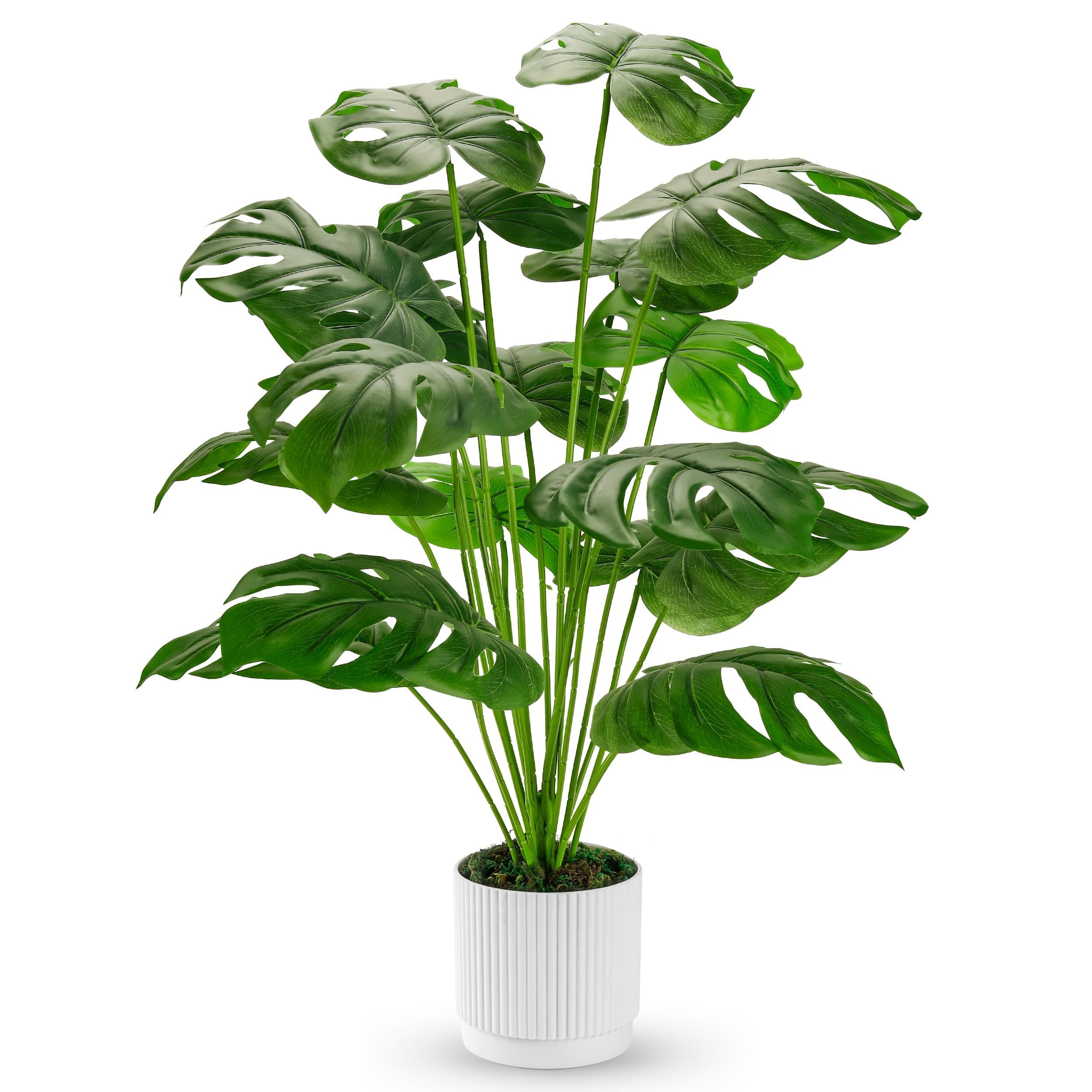 Der Rose Kunstpflanze Künstliche Pflanzen Wie Echt 71 cm Kunstpflanzen Groß Fake Plant für Wohnzimmer Badezimmer Schlafzimmer Zimmer Balkon Deko