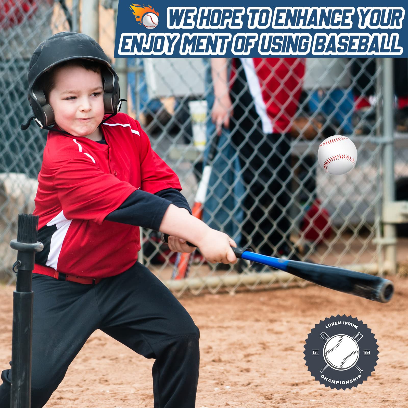 36 Pieces Baseball Bulk Standard Size Practice Baseballs with Mesh Bag