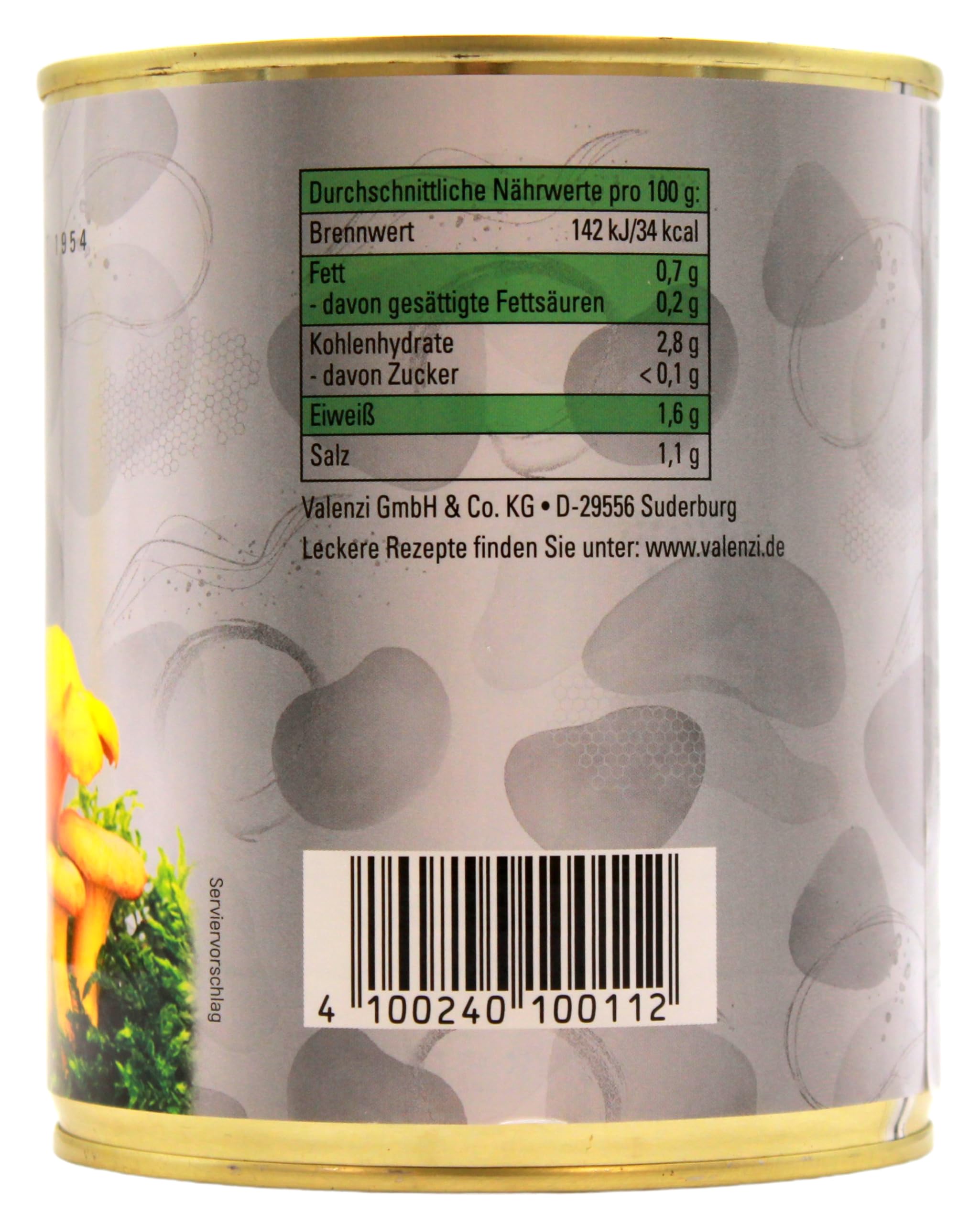 Valenzi Pfifferlinge mittelgroß, 3er Pack (3 x 455g)