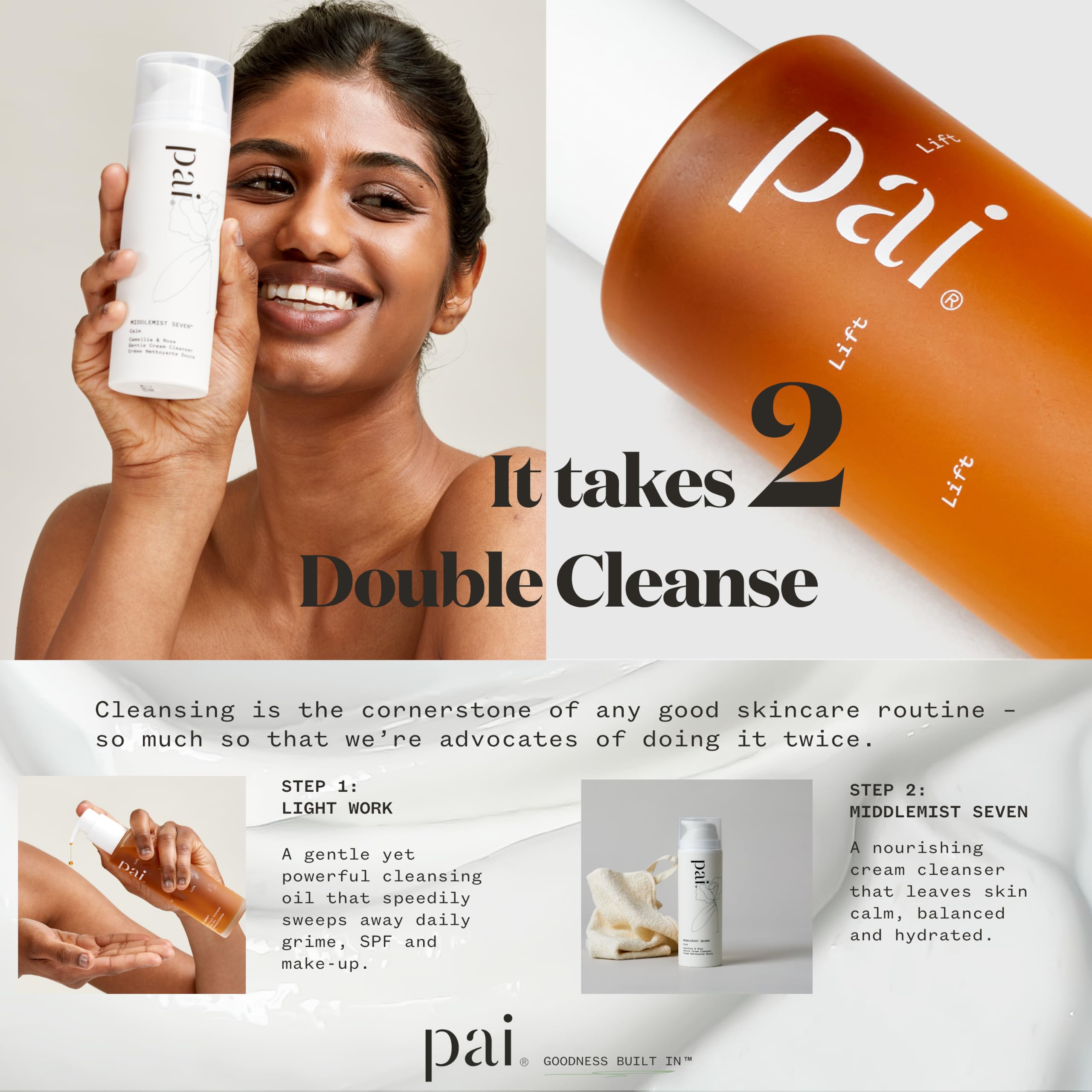 Pai Skincare - PHAZE żel oczyszczający do mycia twarzy 100 ml | Pieniący się żel bez siarczanów, redukuje widoczność niedoskonałości, nawilża do 72 h, prebiotyczna inulina, COSMOS Natural