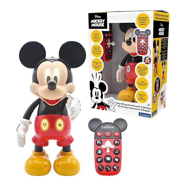 LEXIBOOK, Mickey Robot Educativo, MCH01i2LXB