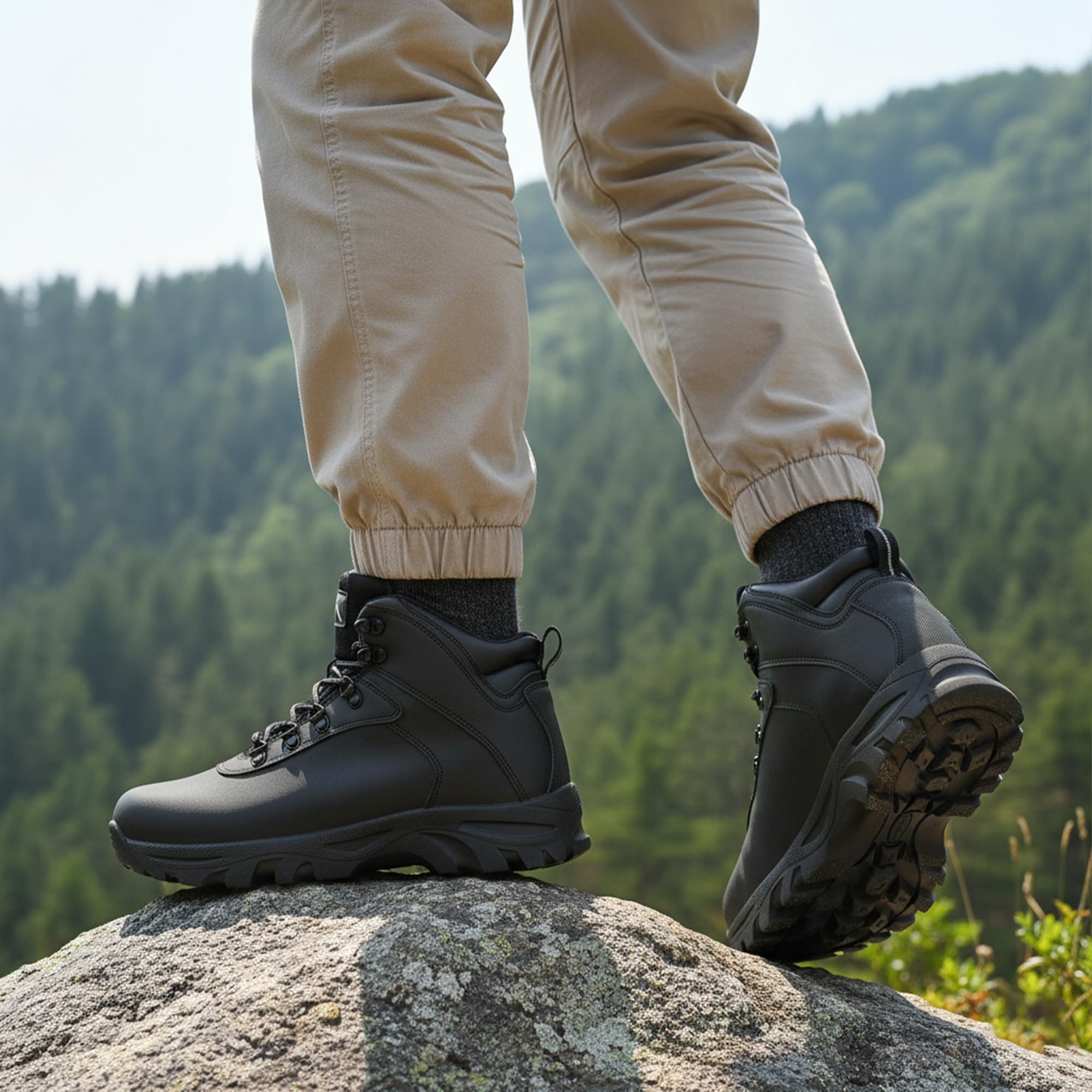 CC-Los Wanderschuhe Herren Wasserdicht Rutschfest Abriebfest Outdoor