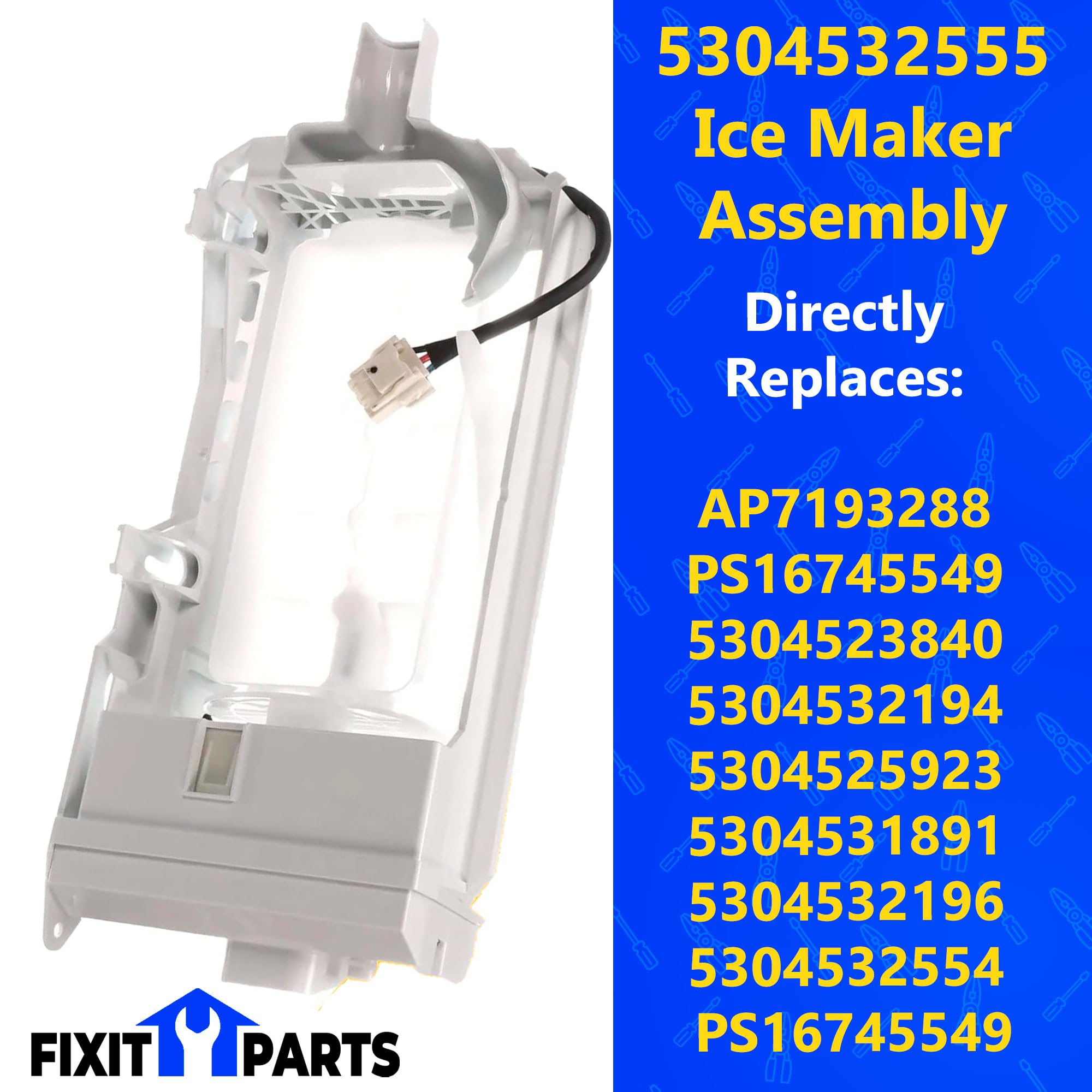 Amazon.com: 5304532555 Ice Maker Assembly Replaces AP7193288