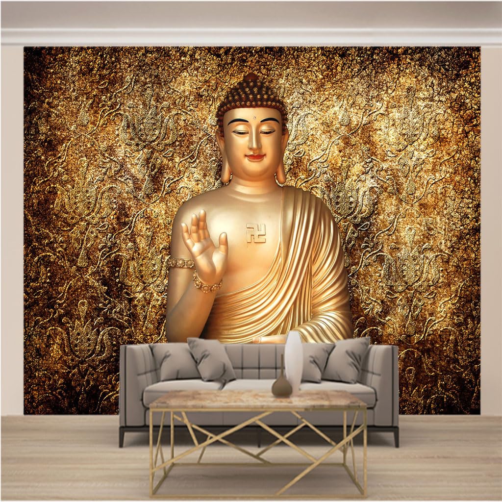 Papier peint intissé zen et bouddha format mural XXXL 400x280 cm pour salon