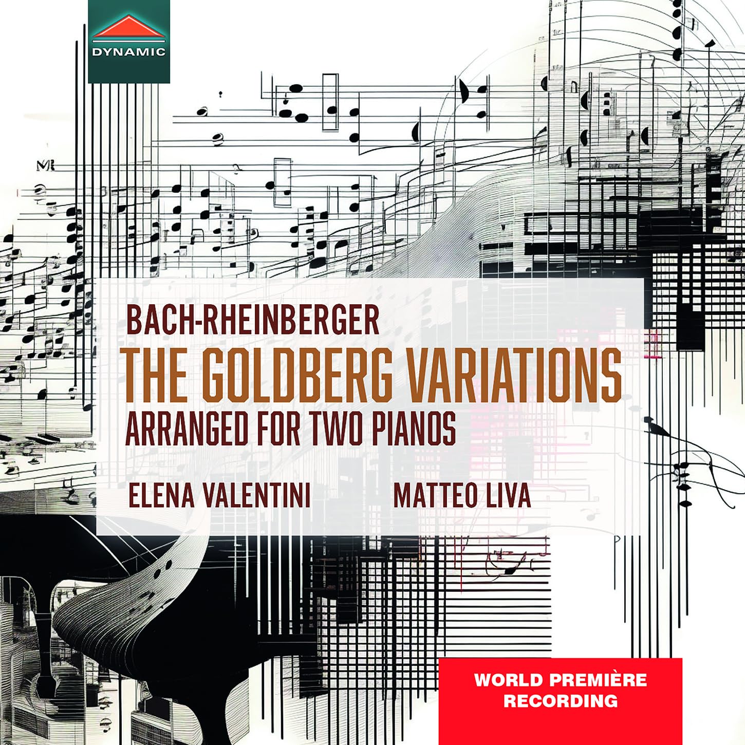 Johann Sebastian Bach; Josef Gabriel Rheinberger: The Goldberg Variations BWV 988 - 1883 arrangement for 2 pianos