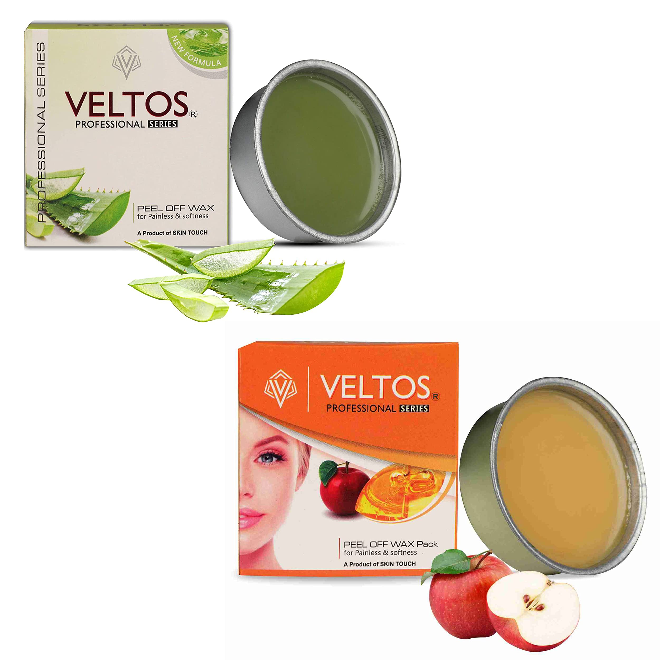 Veltos Professional Aloe Vera & Regular Facial Peel Off Katori Wax 80 Gm for Face (Pack of 2) (B09HHLNRKX) Amazon Price History, Amazon Price Tracker