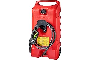 Scepter Flo N' Go Duramax 14 Gallon Portable Gas Fuel Tank Container Caddy