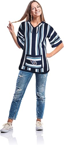 Miniatura 9 de Littlearth Women's NFL Baja Sweater Jerga-Hippie Hoodie