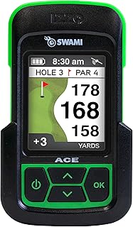 Izzo Golf Swami Ace Handheld Golf GPS Rangefinder - Lime Green