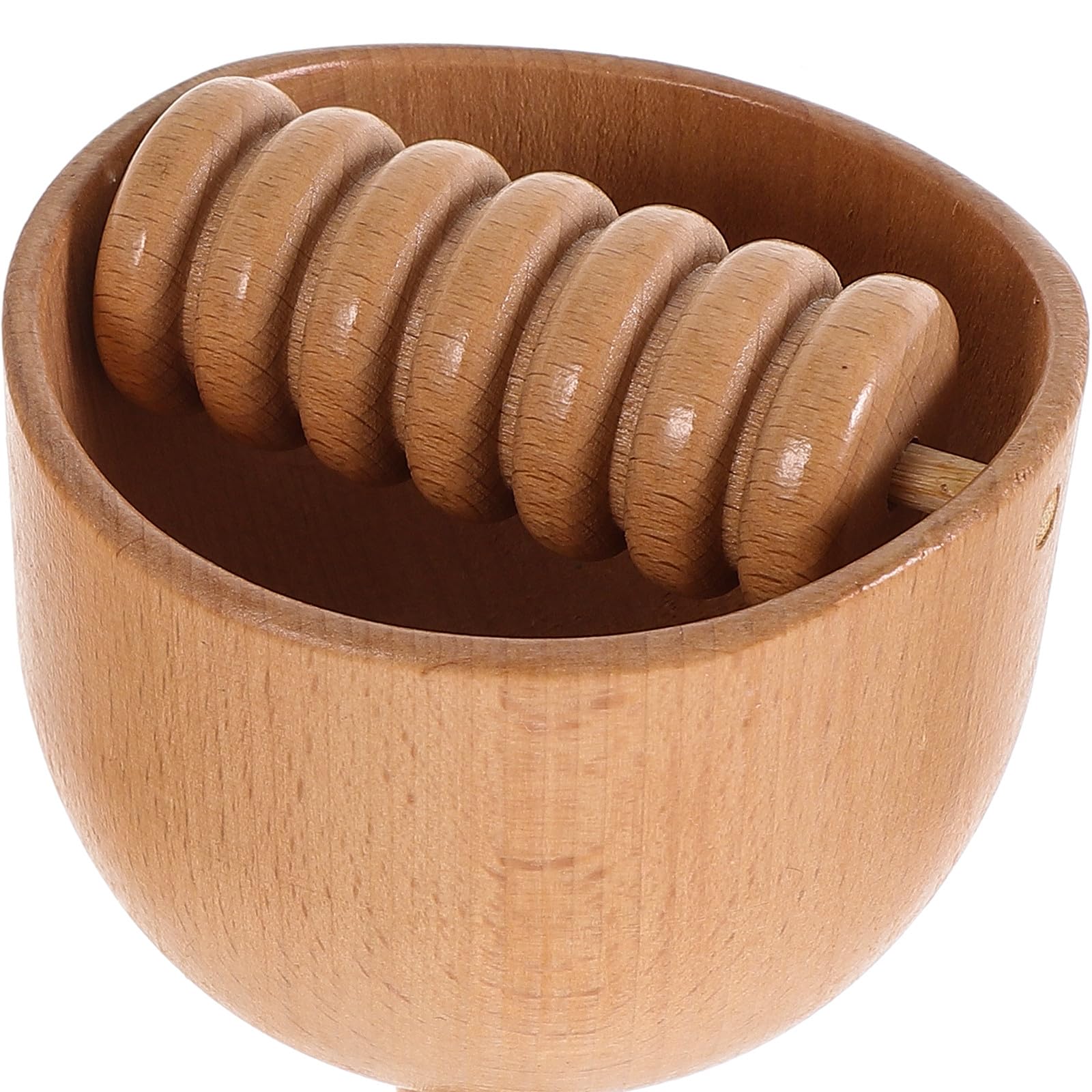 Tazas de Masaje de Madera 2 Piezas, Copa Masajeadora Corporal Rodillo Manual, Herramienta para Masaje Corporal y Relajación Muscular, Portátil para Uso en Casa y Viaje