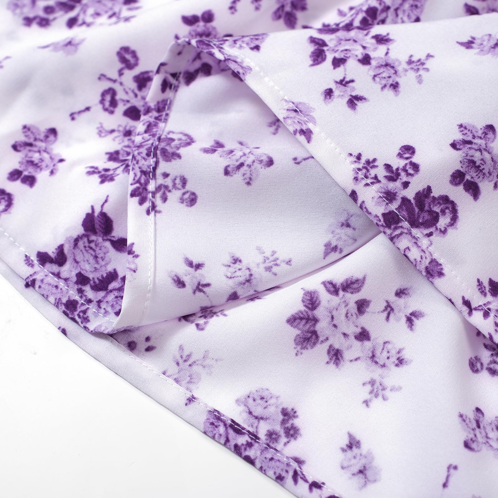 MSLG Damen Womens Floral Skirt Rock (1er Pack)