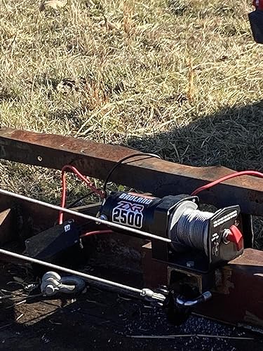 Miniatura 7 de ATV Utility Winch con cuerda de alambre y control remoto inalámbrico ZXR 2500 libras Badland