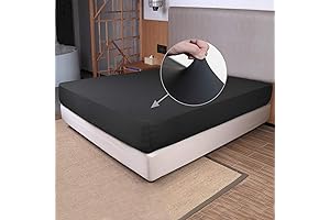 1pc Full Bed Fitted Sheet Only, Dark Gray