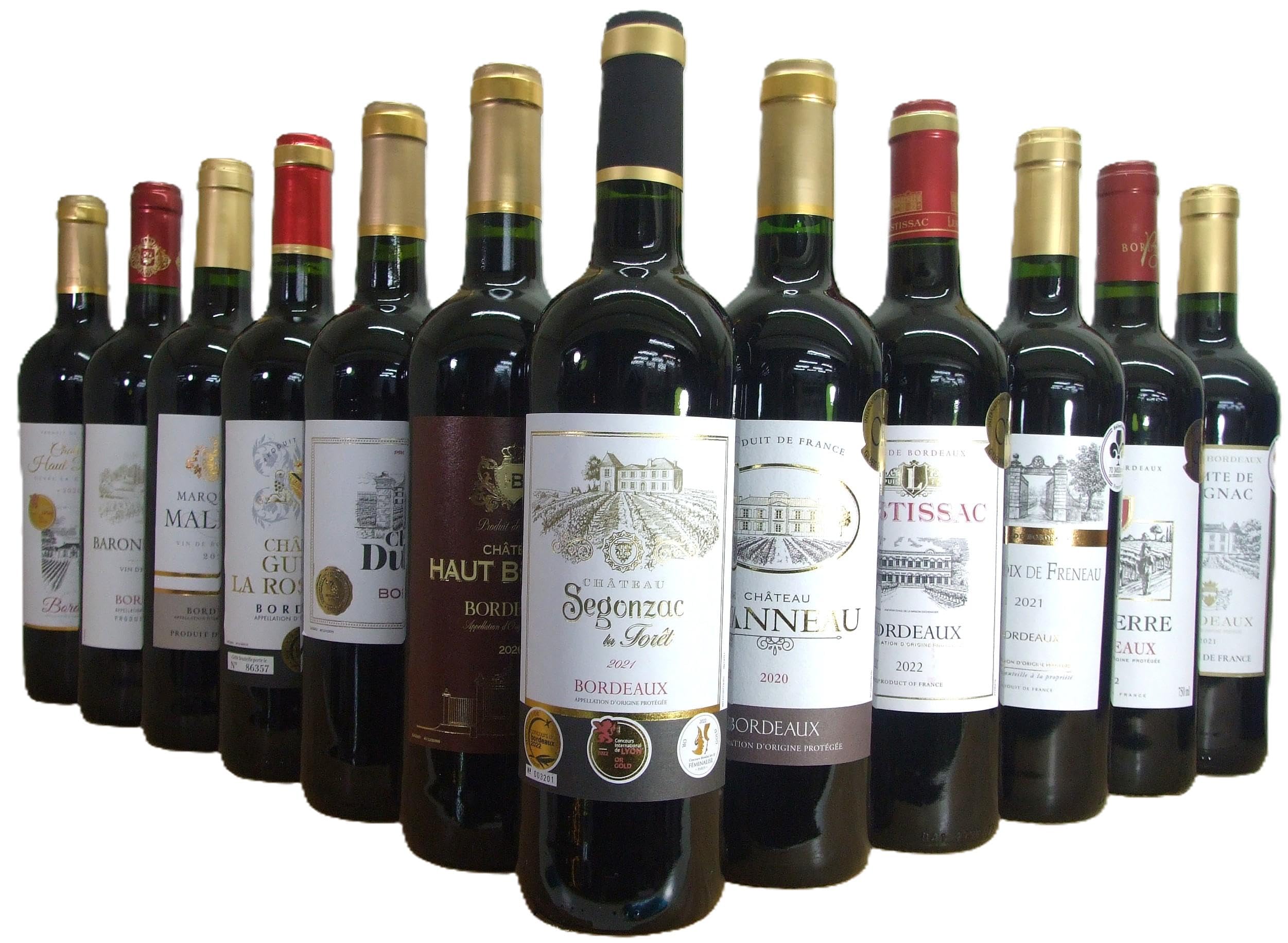 Amazon.co.jp: フランス・ボルドー金賞受賞ワイン12本セット/金賞のみ
