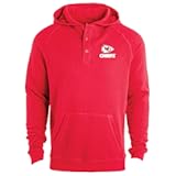 Men's Red Kansas City Chiefs Montana Raglan Thermal Hoodie