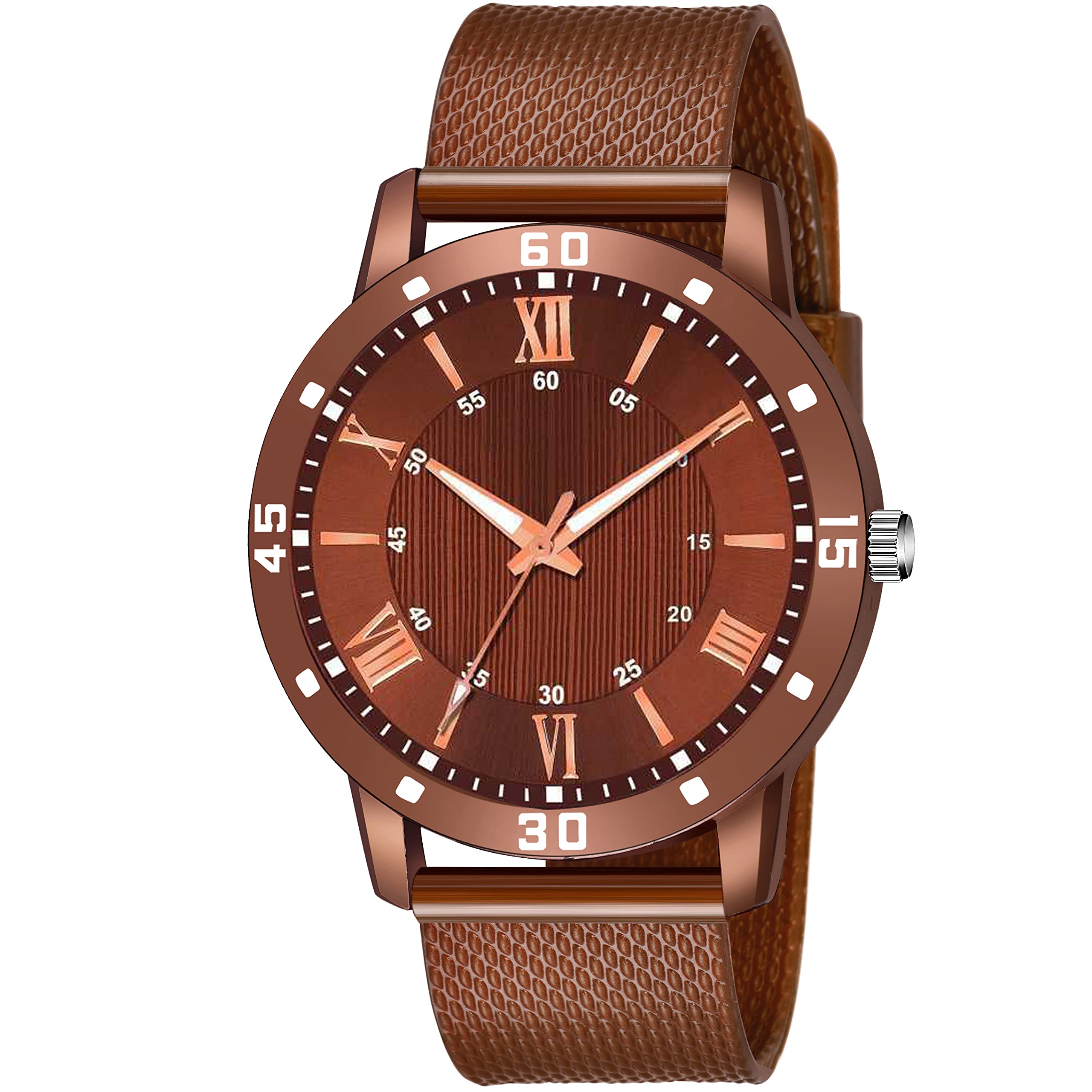 Red Robin Alluring Analogue Brown Dial Brown Rubber Strap Graceful Stylish Wrist Watch for Men and Boys, Pack of 1 - AVO-BRW-1016-BRW-D-BRW-SFR (B0C2J2MRTG) Amazon Price History, Amazon Price Tracker