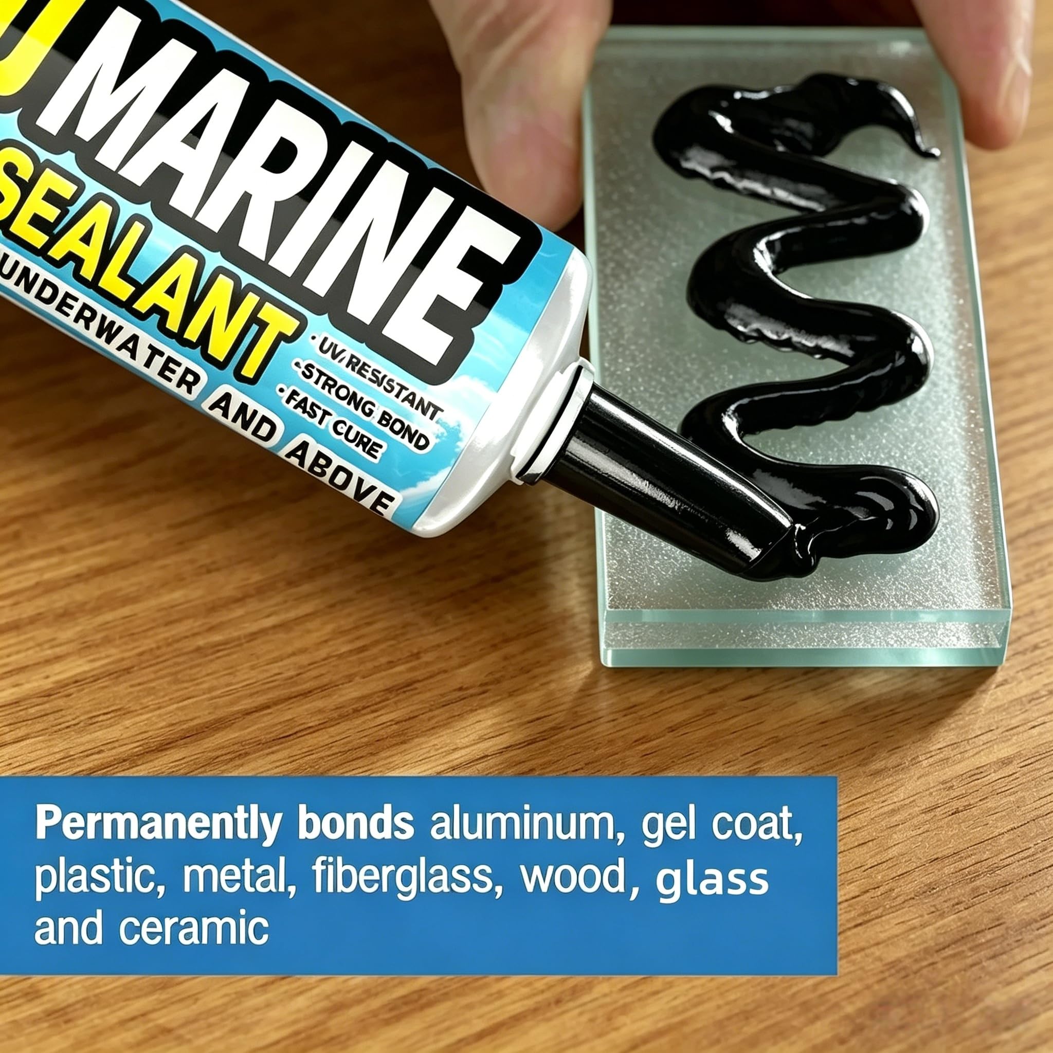 5200 Marine Sealant - Fast Cure & Waterproof -4