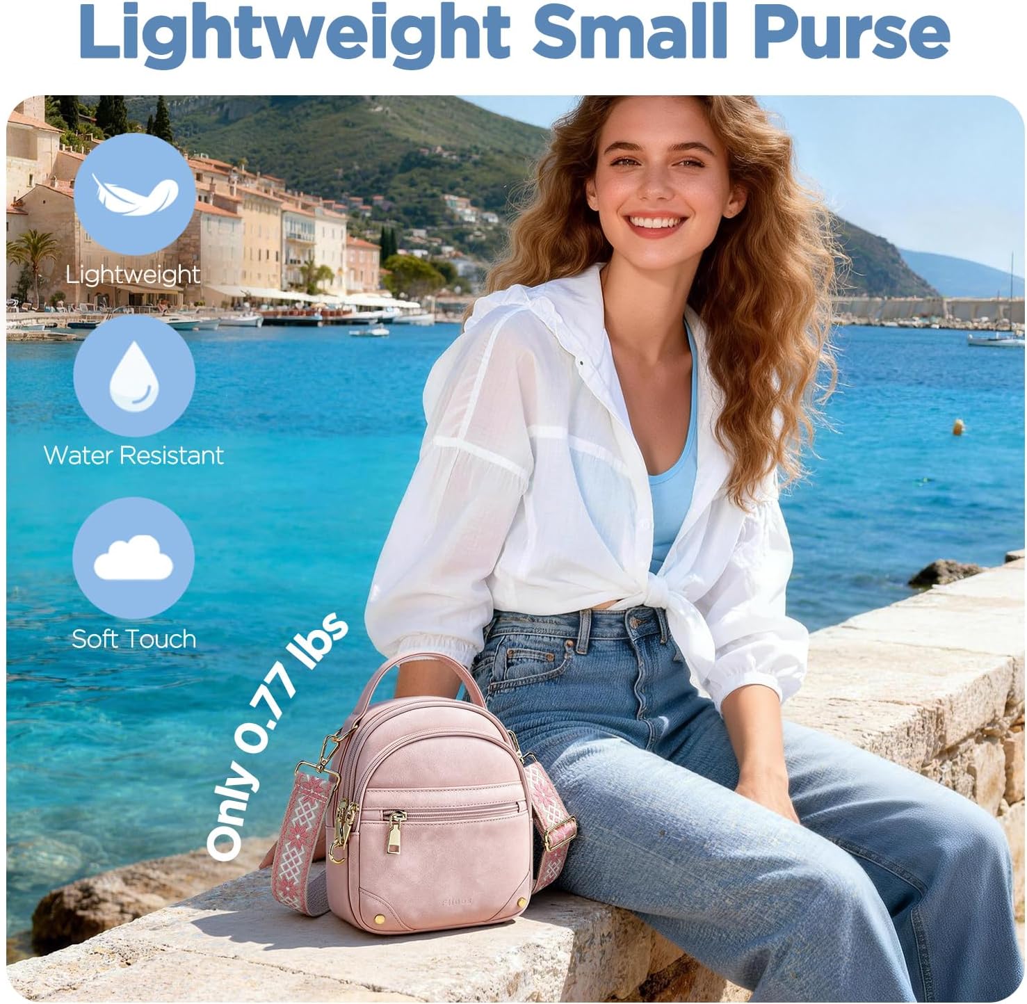 Anti Theft Crossbody Bag for Women RFID Small Purse Travel