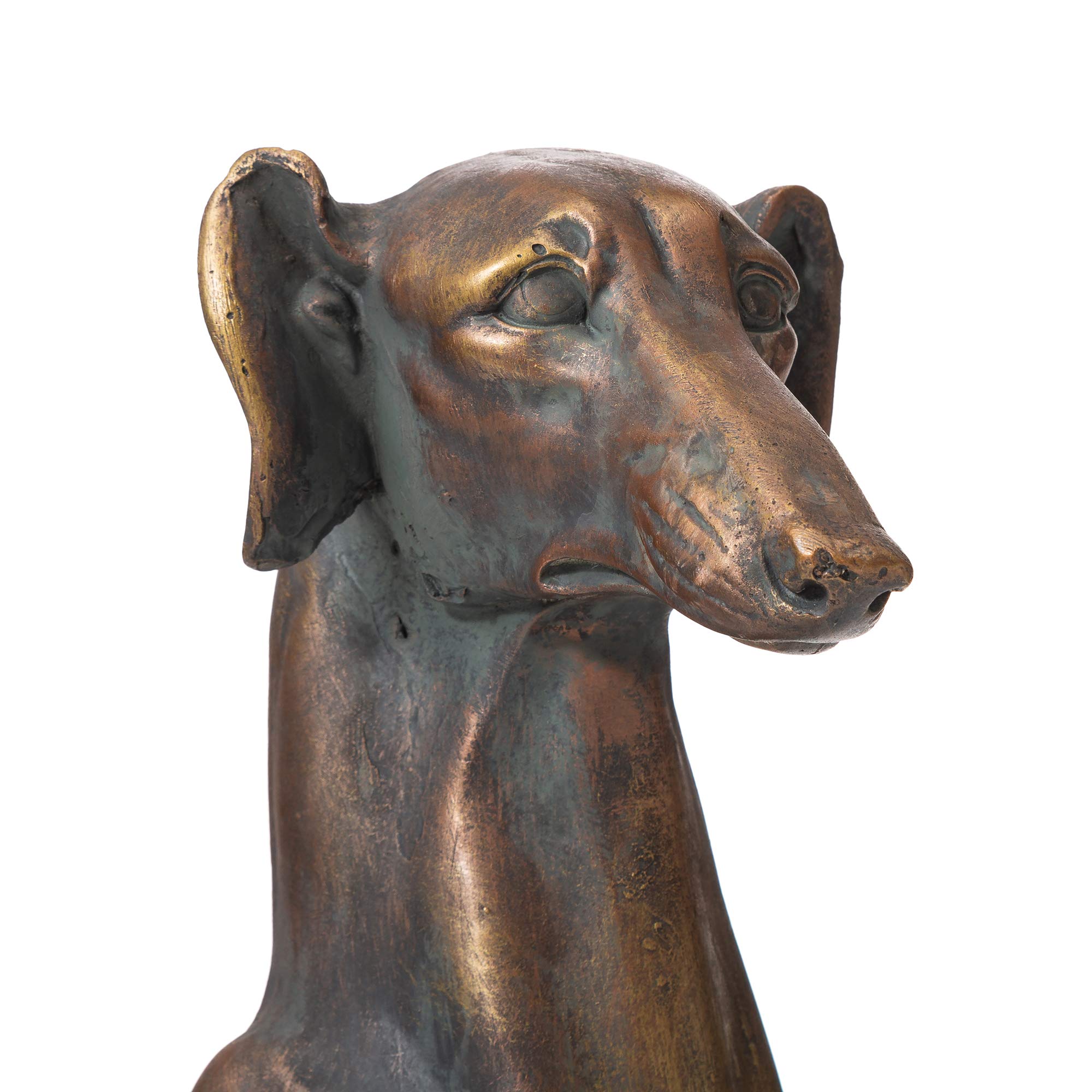 グレイハウンドの置物 ダークグレー Amazon.com: Glitzhome Dog Garden Statues Greyhound Sculpture