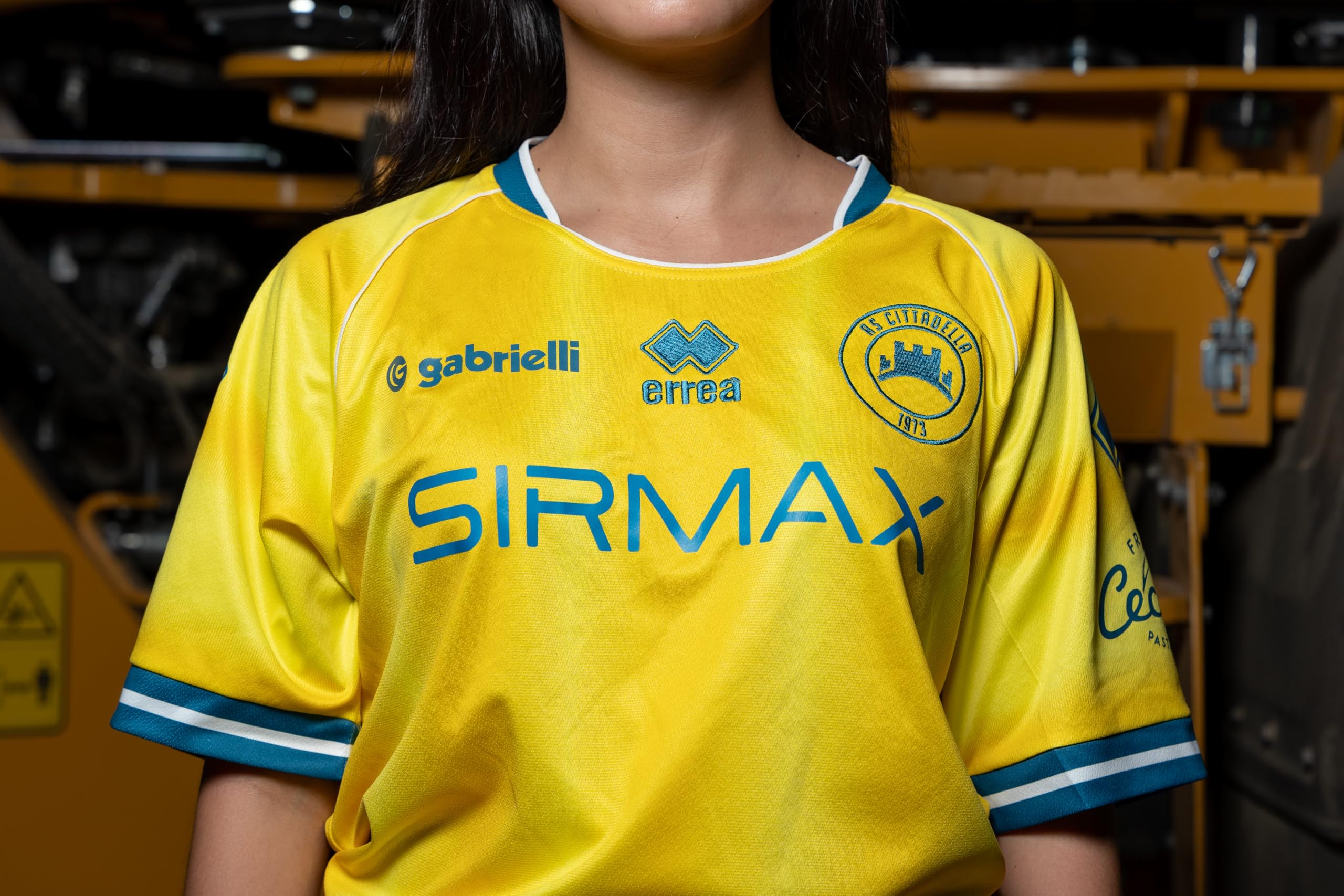 Maglia Calcio Uomo Third 2024/25, Terza Maglia Calcio Personalizzabile, Ufficiale Errea Uomo per Cittadella Calcio
