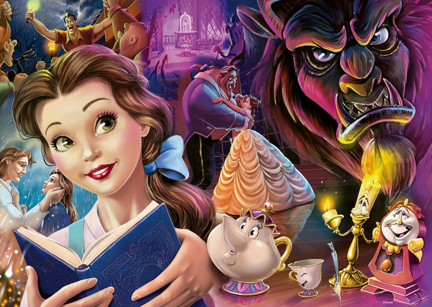 Ravensburger Disney Collector's Edition Heroine's: Princess Belle 1000 Piece Jigsaw Puzzle for Adults - 12000883 - Handcrafted Tooling, Made in Germany, Every Piece Fits Together Perfectly