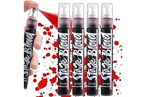 Spooktacular Creations 4PCS Fake Blood Spray for Halloween