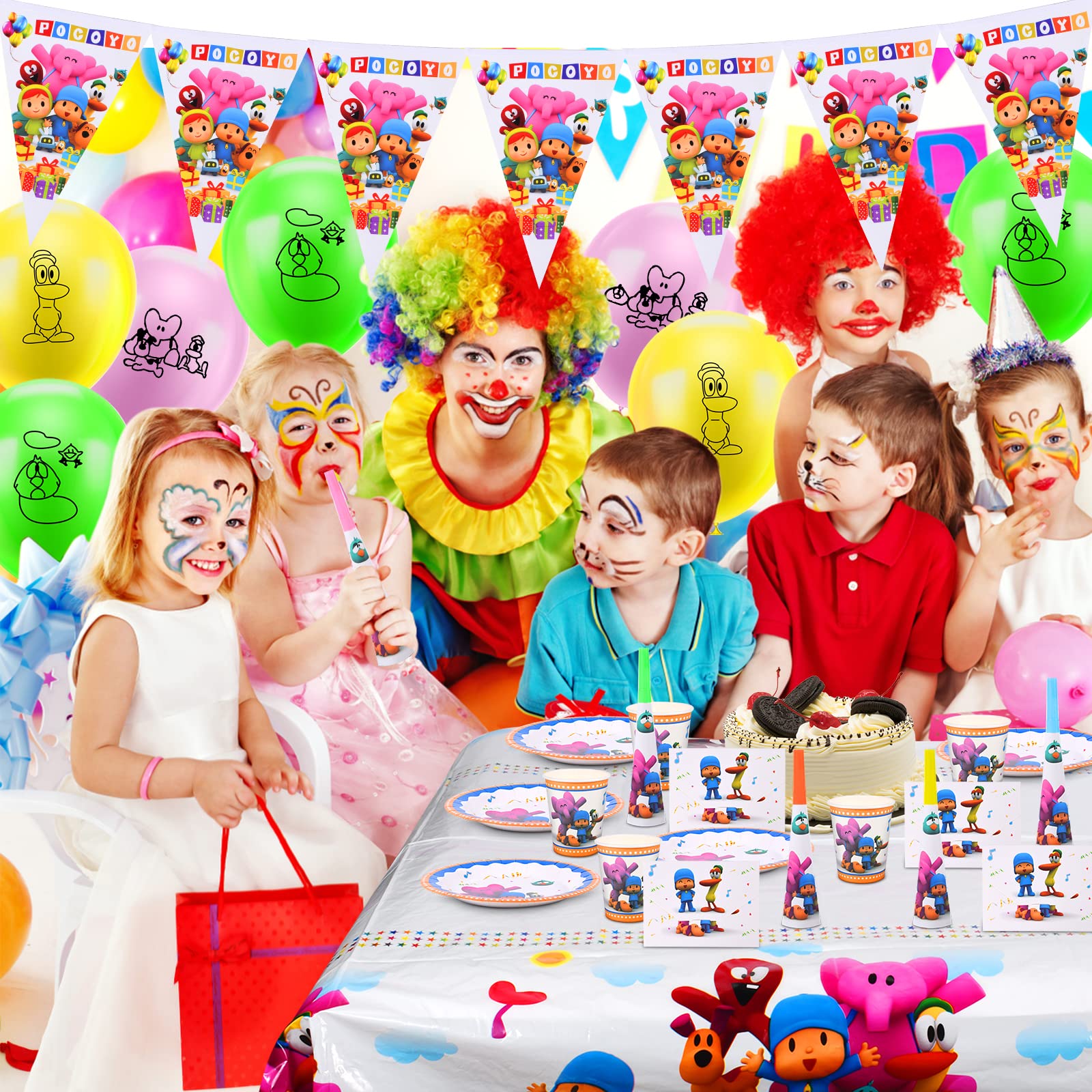 Festa a Tema Pocoyo: decorazioni tavola per feste ed eventi