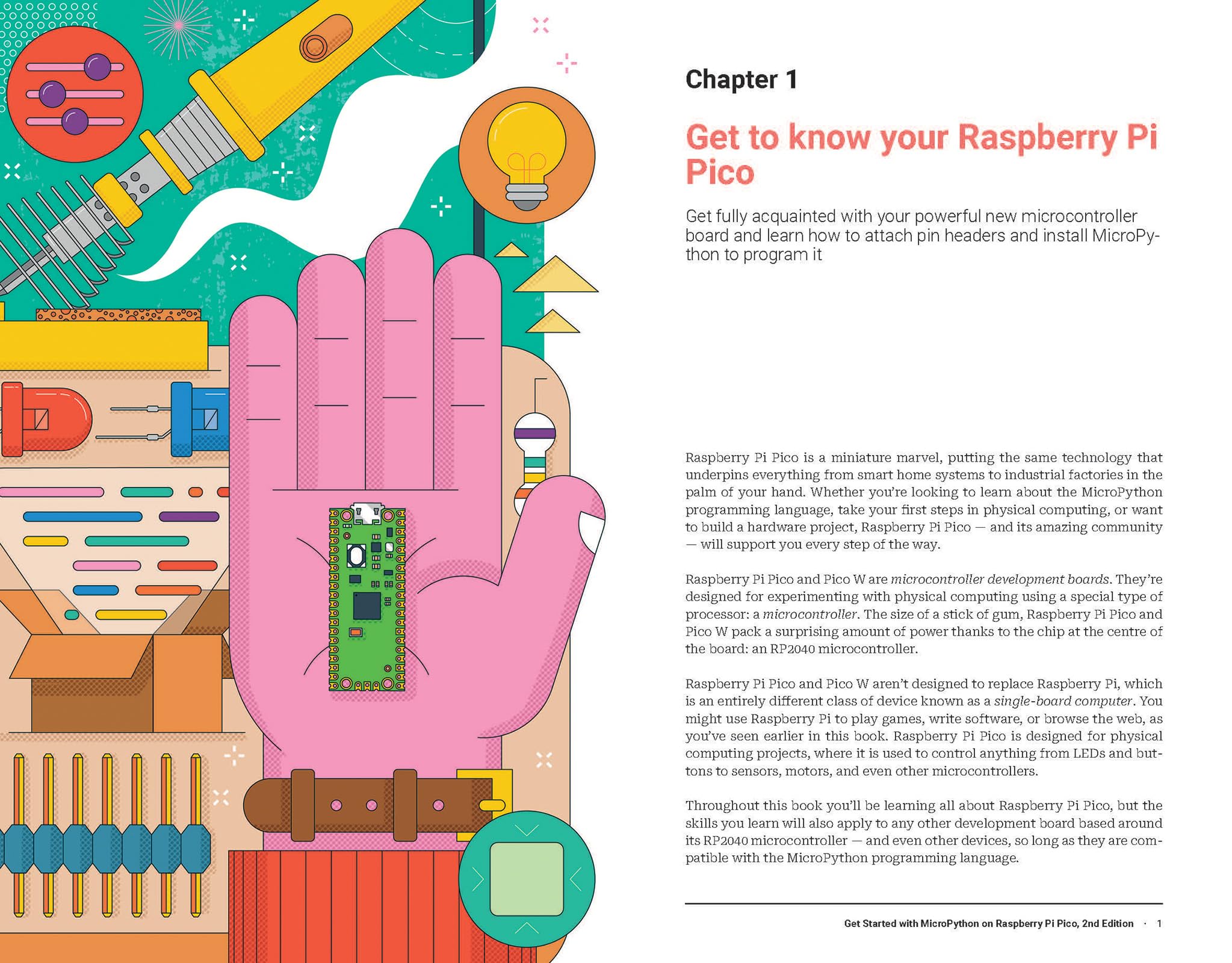 Get started with MicroPython on Raspberry Pi Pico: The Official Raspberry Pi Pico Guide