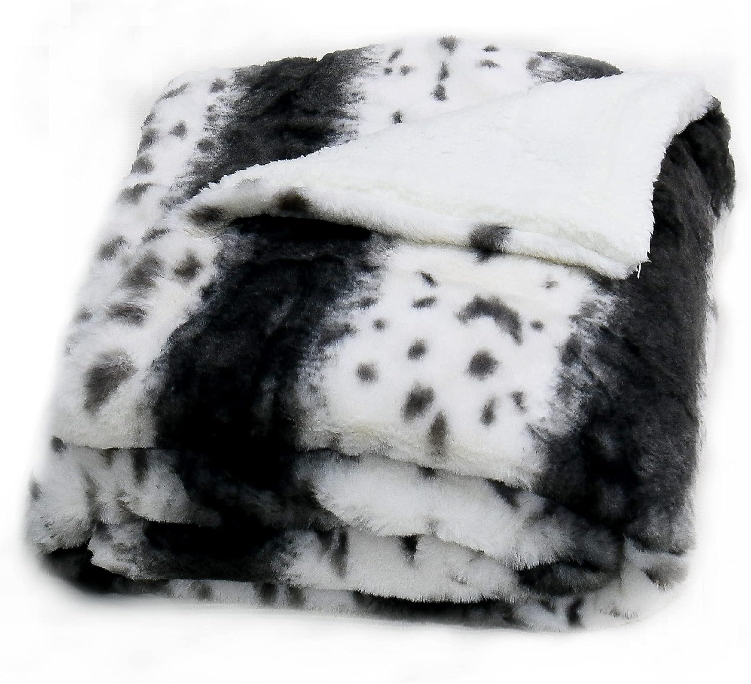 Home Soft Things Meerkat Soft Warm Cozy Fluffy Comfy Throw Blanket with Sherpa Backing 50'' x 60'', Luxurious Accent Plush Couch Bed Sofa Cover Farmhouse Décor