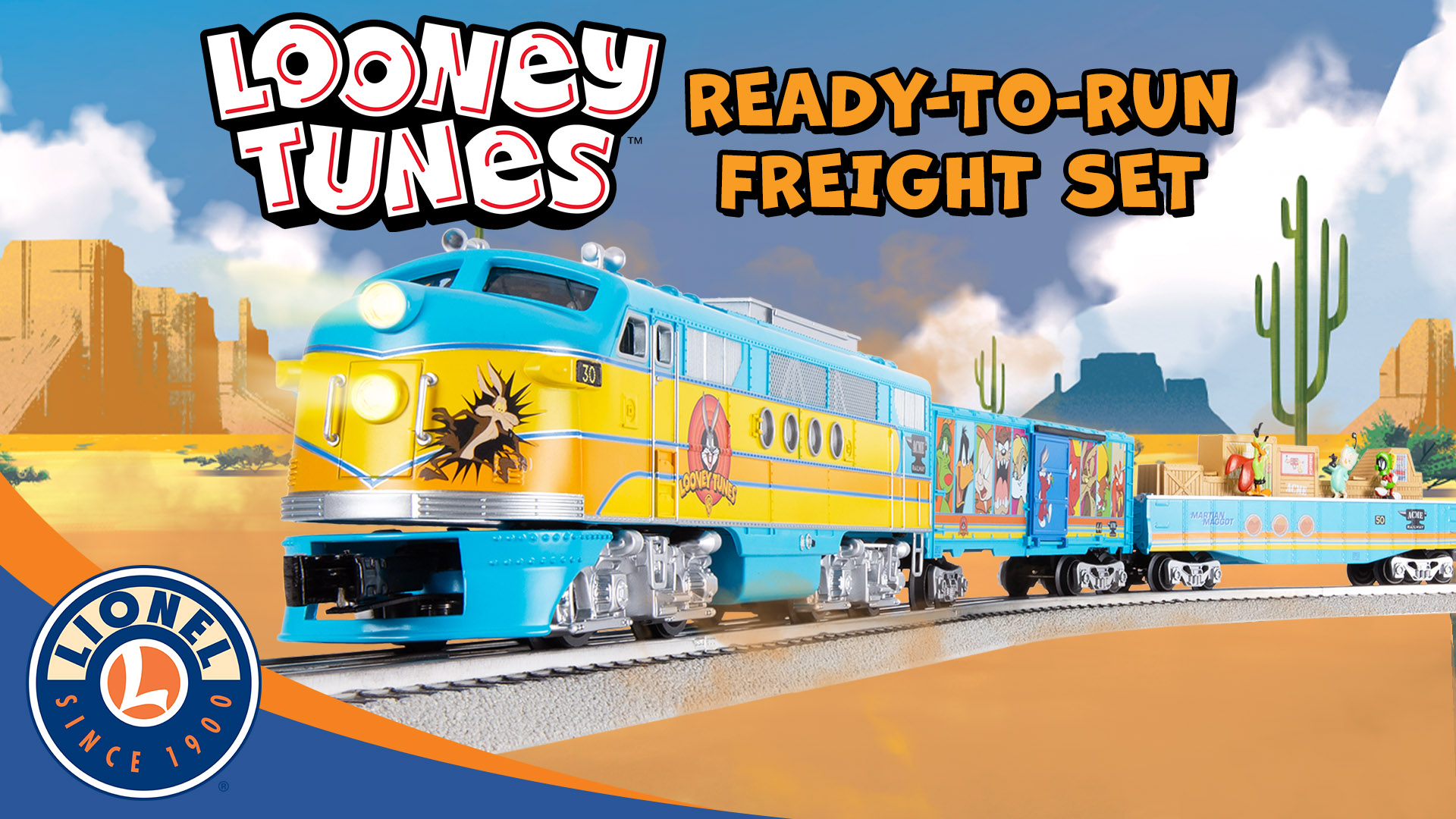 LOONEY TUNES ルーニー・テューンズ ダイキャストメタルトレイン 列車 ERTL Looney Tunes diecast trains unboxing and toy review - YouTube