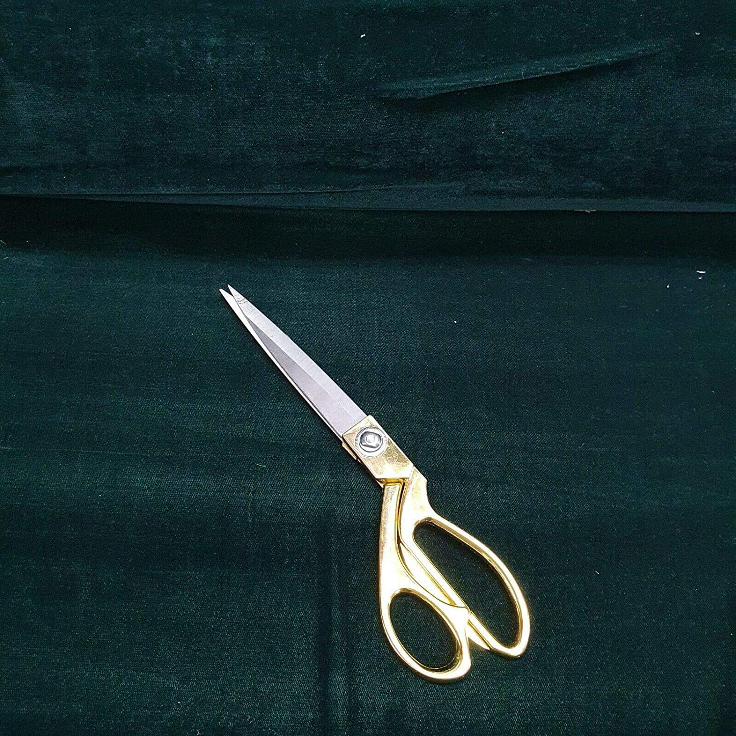 Textile Station - Tessuto a tre corone, in velluto, morbido, resistente, per decorazione per la casa, tende, tappezzeria, vestiti, 112 cm di larghezza (5 metri)