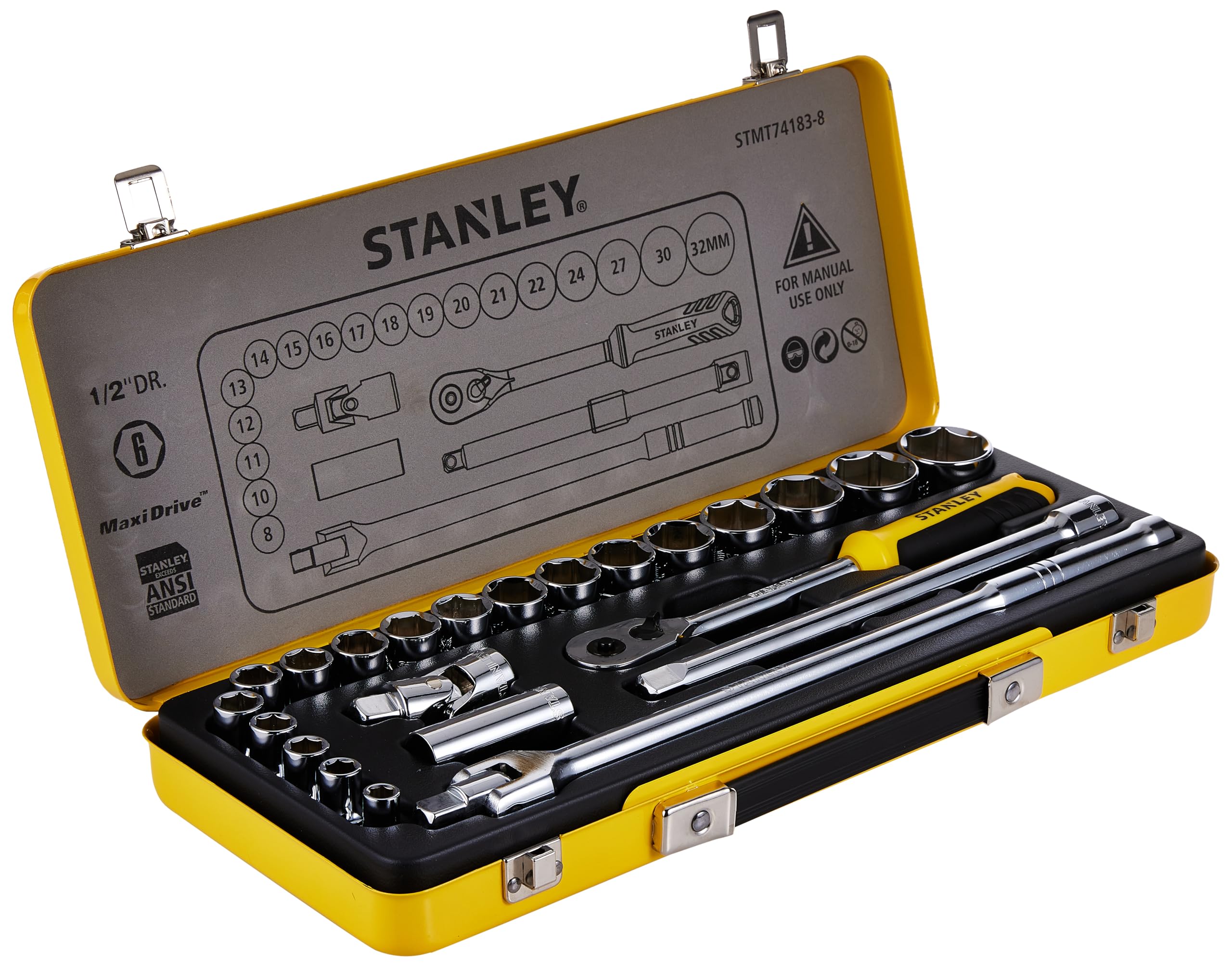 STANLEY® Metal Case Socket Set