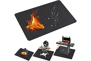 Heat-Defying Fireproof Rugs: Enhancing Outdoor and Indoor Fireside Safety and Cleanliness