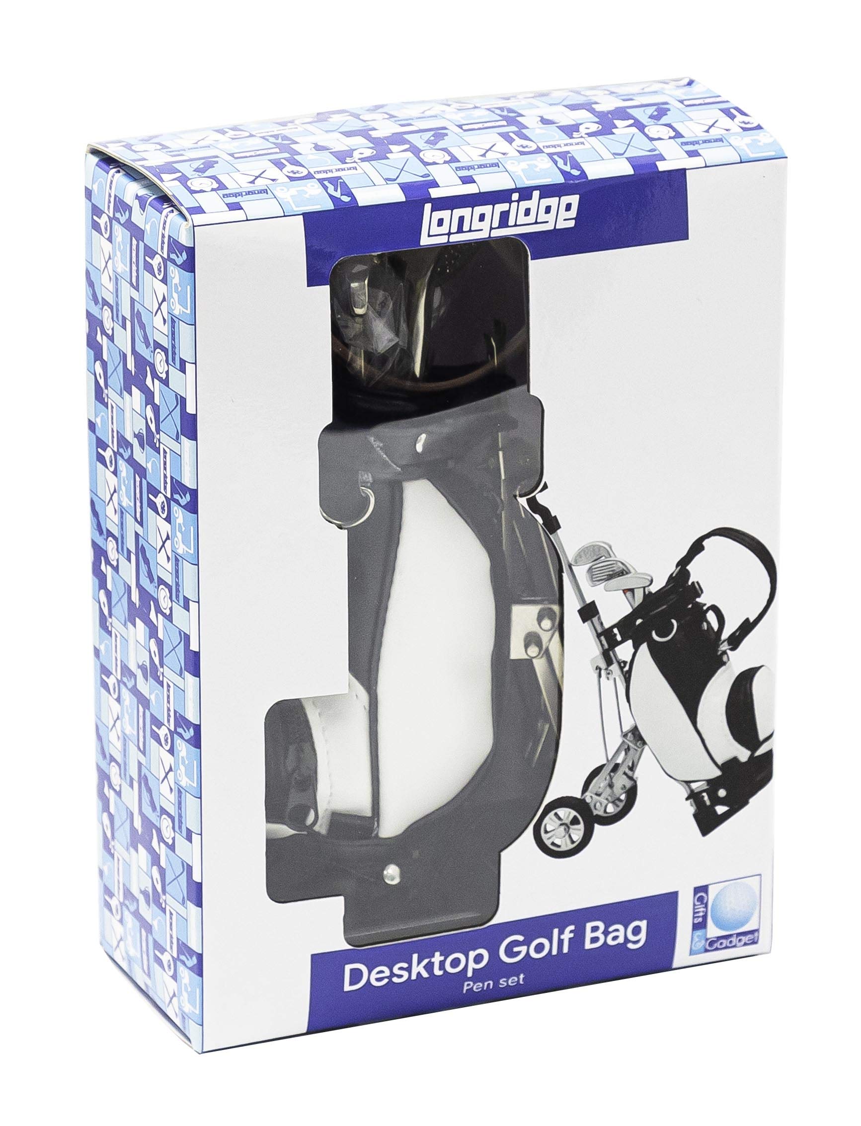 Longridge Zestaw toreb golfowych i długopisów, biały/czarny, GGPHTA