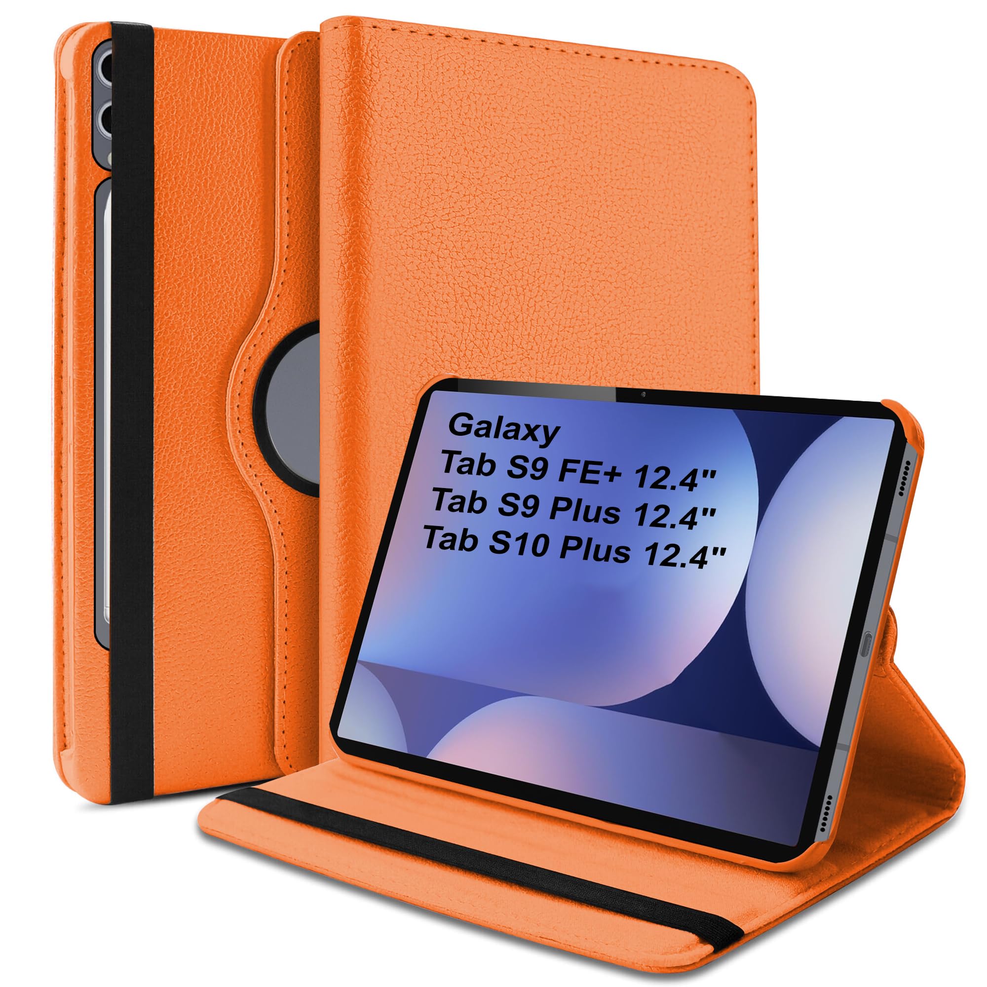 TGK 360 Rotatable Smart Flip Cover for Samsung Galaxy Tab S9 FE+/