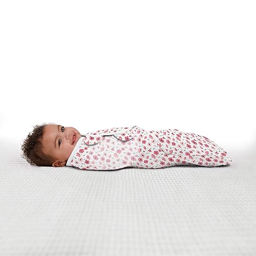 Miniatura 44 de SwaddleMe by Ingenuity Original Swaddle, tamaño pequeño/mediano, para edades de 0 a 3 meses, 7-14 libras, hasta 26 pulgadas de largo, paquete de 2