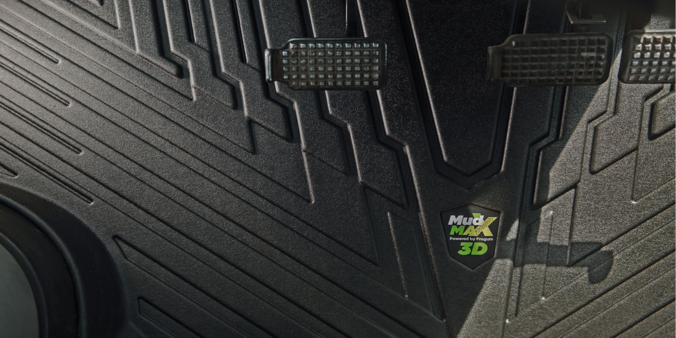 Fußmatten MudMax für Traktor Zubehör John Deere Serie 6R 250 ab 2022 Passgenaue Gummimatten | Langlebiges TPE-Material | Höhere Kanten