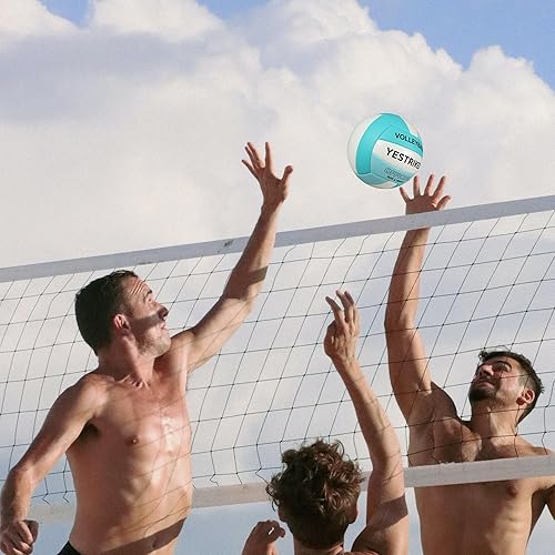 Miniatura 8 de Bola de voleibol de tamaño oficial 5 que brilla en la oscuridad, pelota de voleibol nocturna fluorescente suave para interiores y exteriores, regalo