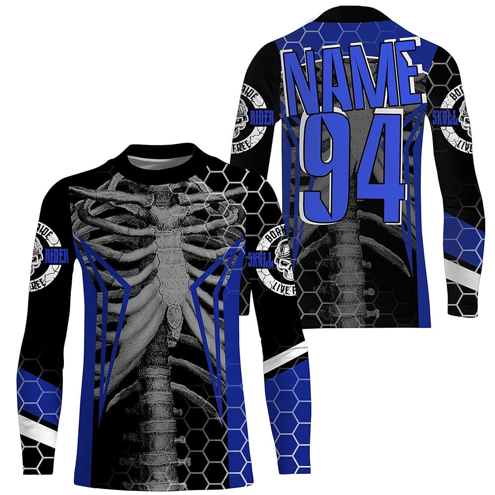 Amazon.com: PIONAMZIOZ Custom Racing Jersey UPF30+ Cool Bone