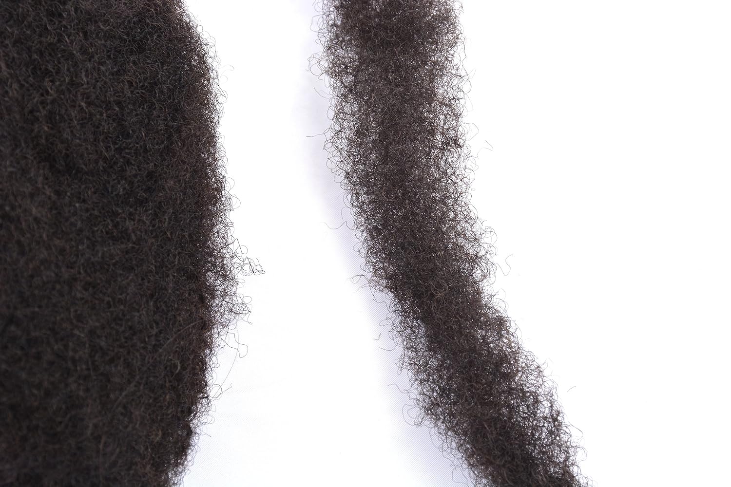 18" Capilli Tight Afro Kinky Human Hair -2 piece bundle (1oz each) (1b-off black)