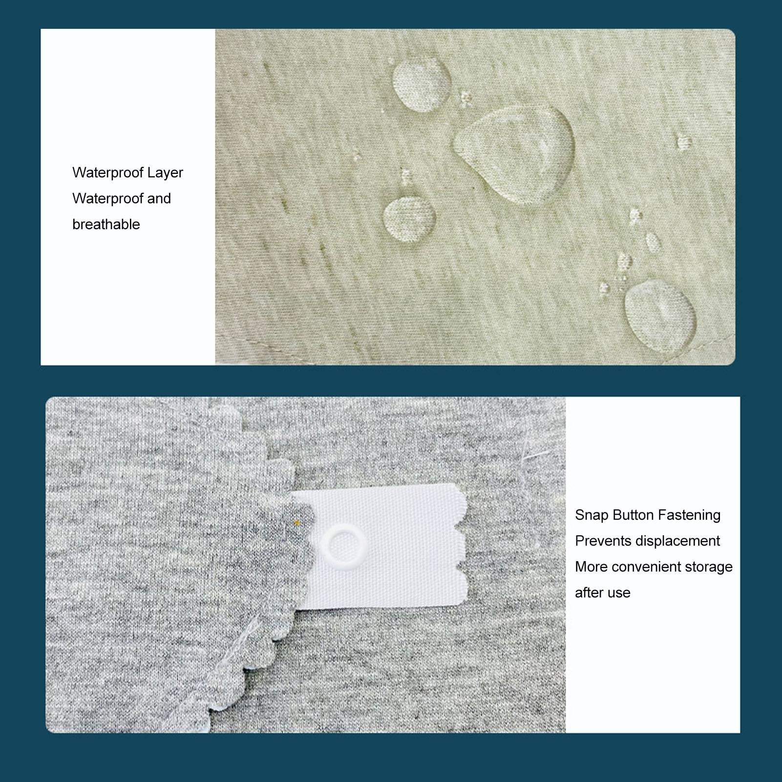 4 Stück Graue, Auslaufsichere, Atmungsaktive, Waschbare Damenbinden aus Graphen – Superweicher Stoff, Sehr Saugfähig, für Frauen, Universell für Menstruierende Frauen (M)